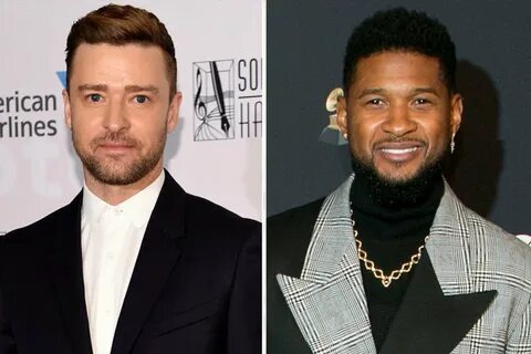 Justin Timberlake and Usher. 