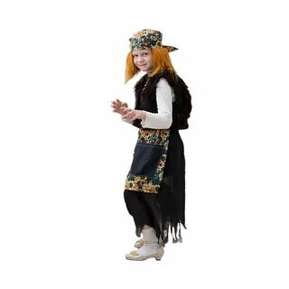 Баба яга костюм для девочки