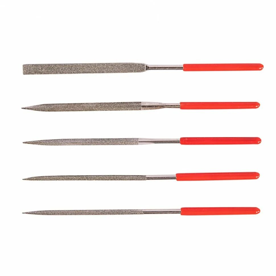 // master 15835 matrix. Алмазные надфили matrix. (140*50*3) сибртех /158327/. Набор надфилей /5-6ед/. // master 15835 matrix.