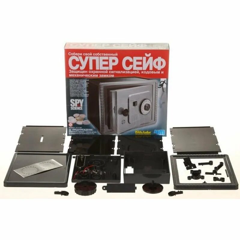 Конструктор сейф. Сейф 4м kidzlabs. собери супер сейф 4м. 4м собери супер сейф 00-03289. супер сейф копилка 4м kidzlabs.