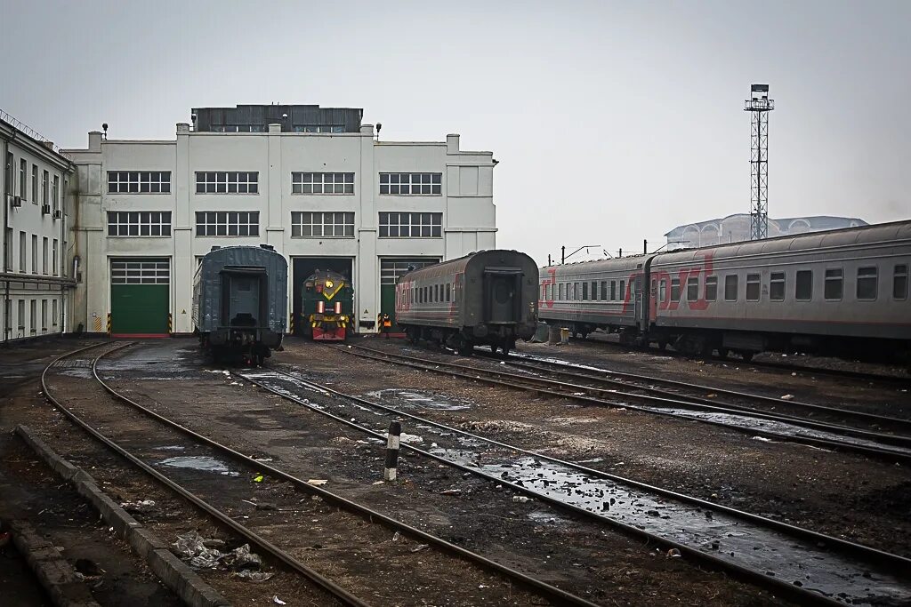 Вагонное депо Уссурийск. Локомотивное депо Вихоревка. Пассажирское вагонное депо Свердловск. Локомотивное депо Ружино.