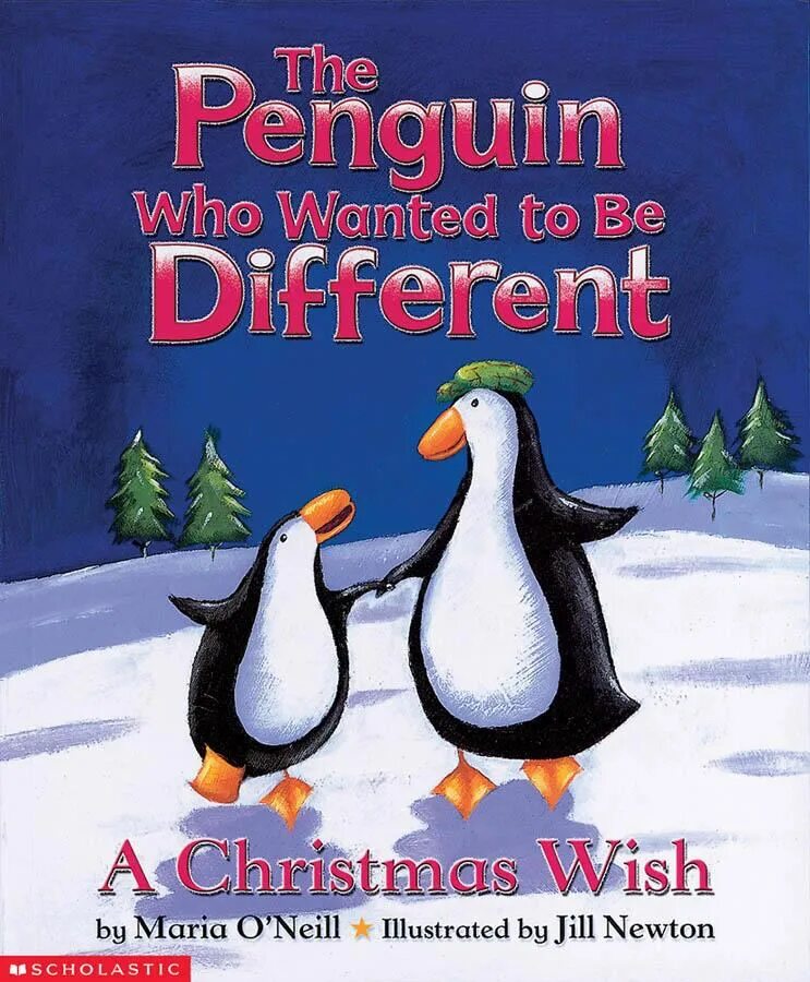 Maria wish. Penguin who wanted to find out book. The Penguin book of Christmas story by Jessica. Maria's Wish.