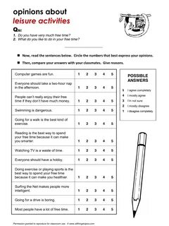 Topic activities