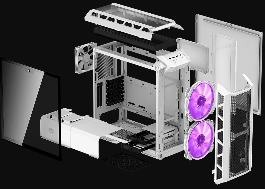 Cooler Master MASTERCASE h500p Mesh ARGB White. Корпус Cooler Master h500p Mesh White. Cooler Master MASTERCASE h500p. Cooler Master корпус MASTERCASE h500m White.