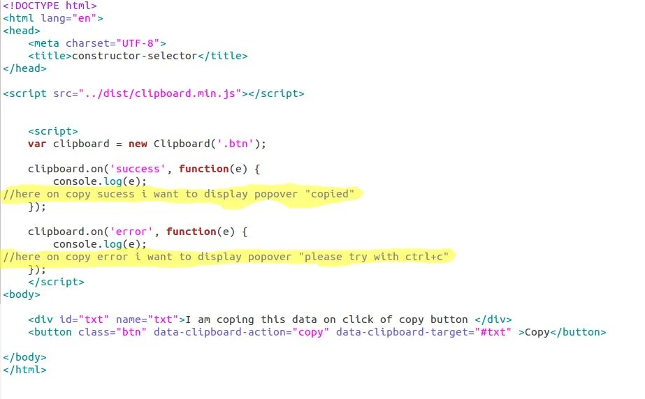 Javascript clipboard. Clipboard javascript.