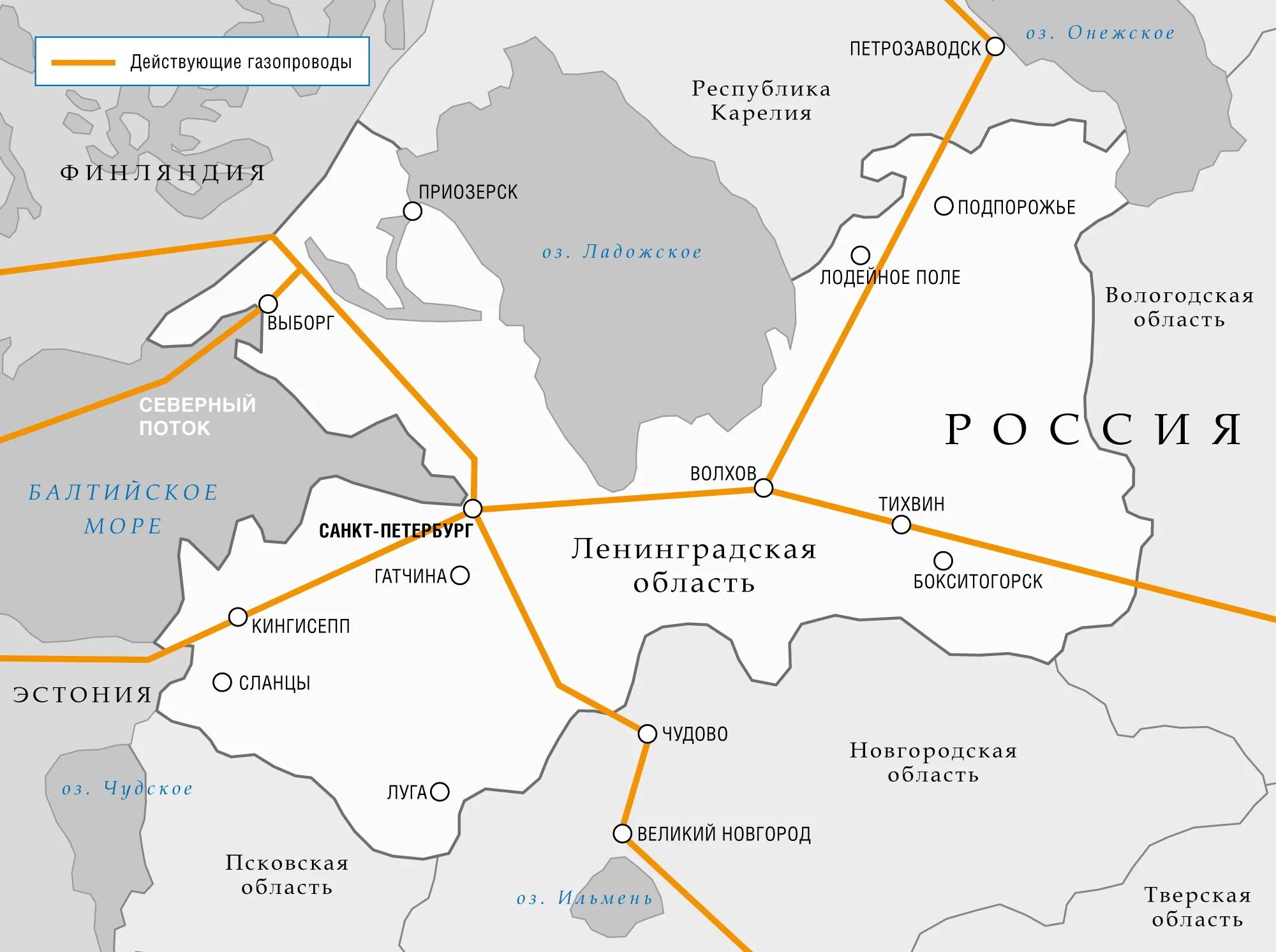 Купить газ в ленинградской области