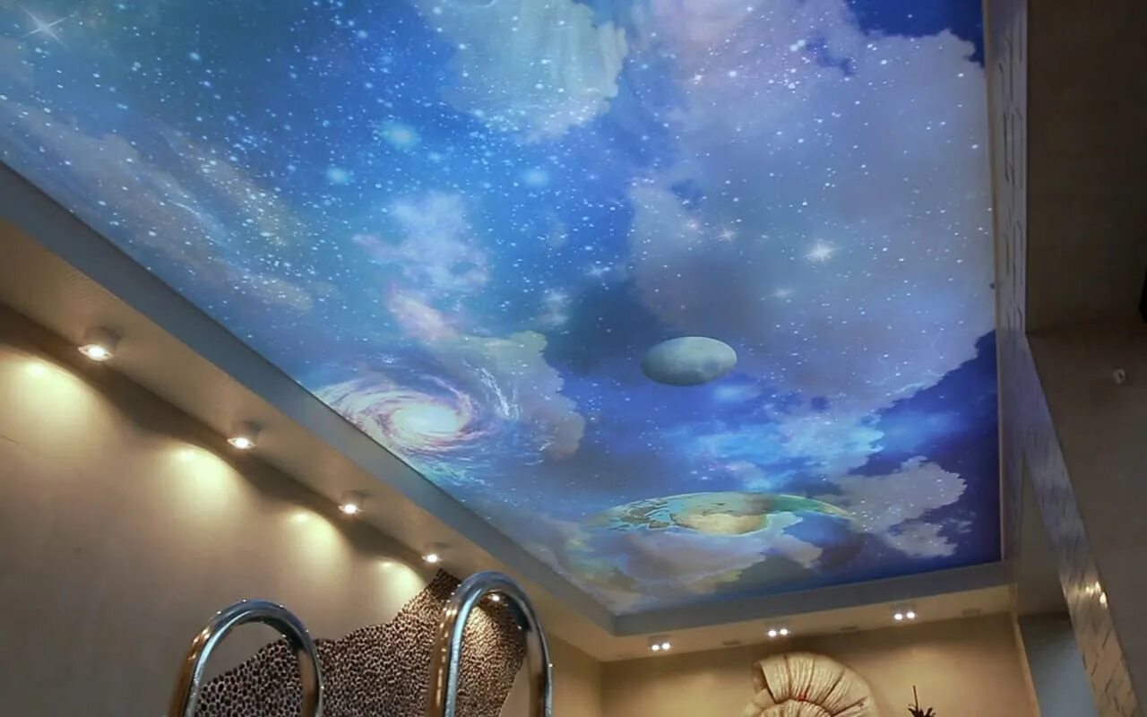 Потолок Дабл Вижн звездное небо. Натяжной потолок Дабл Вижн космос. Фотопечать Дабл Вижн. Дабл Вижн звездное небо.