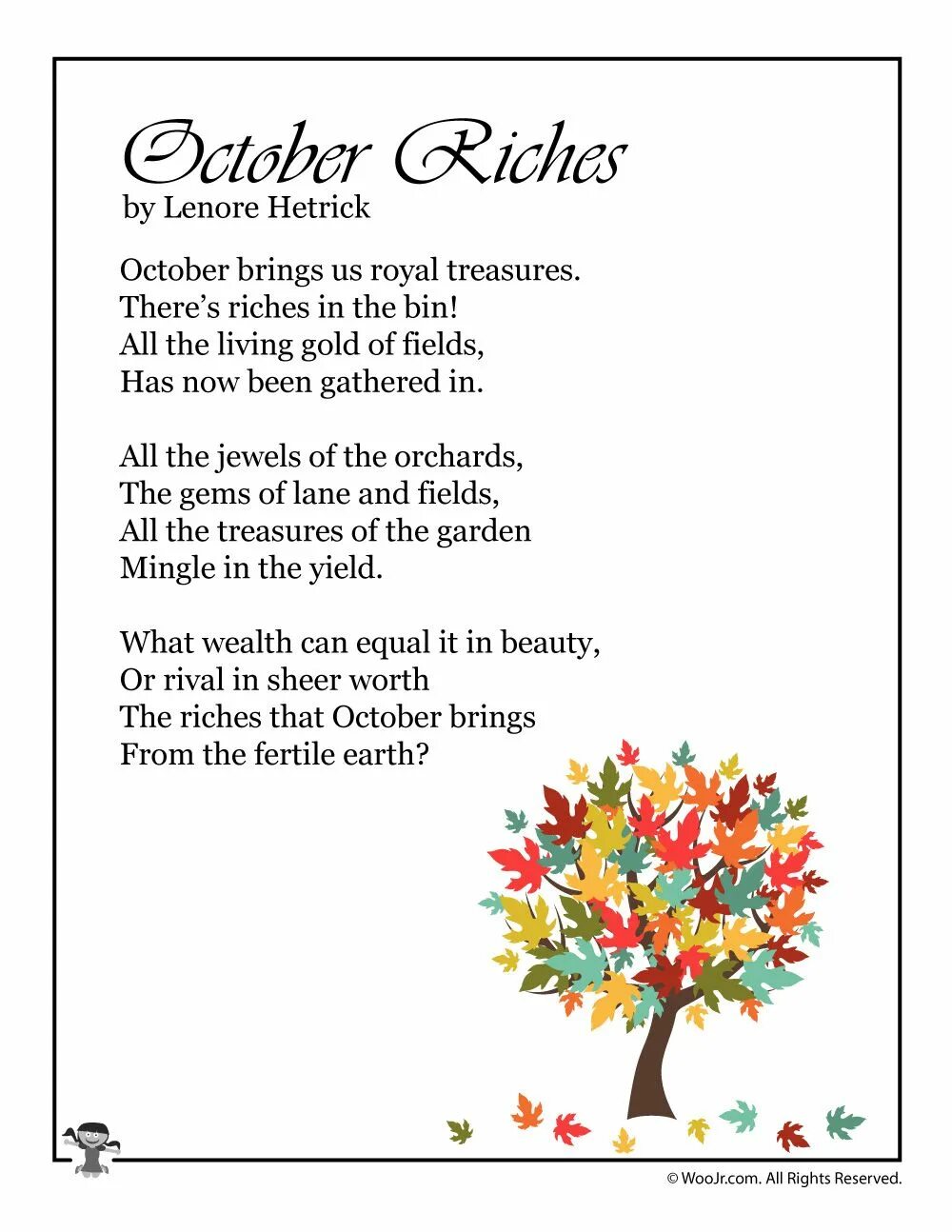 Autumn poems for children. Autumn leaves стихотворение для детей. Poem about autumn for children. Стихотворение про осень на английском языке. October poem.