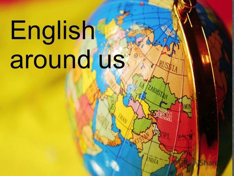 English around me. Английский вокруг нас. Презентация English around us. Иностранный язык вокруг нас. Английский вокруг нас проектная работа.