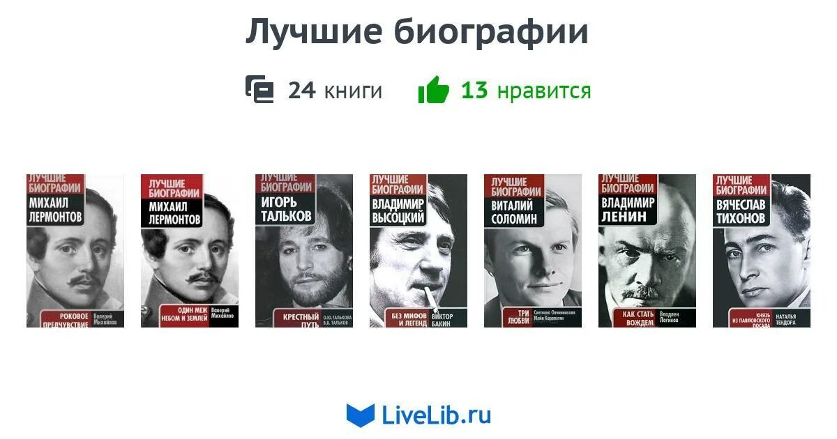 Книги биографии великих