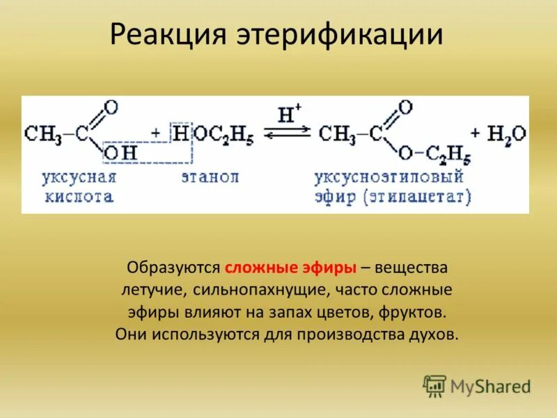 Реакцией этерификации называется взаимодействие спирта с. Реакция этерификации сложных эфиров. Реакция этерификации взаимодействие кислоты. Общая схема реакции этерификации. Уравнение реакции получения сложных эфиров реакцией этерификации.