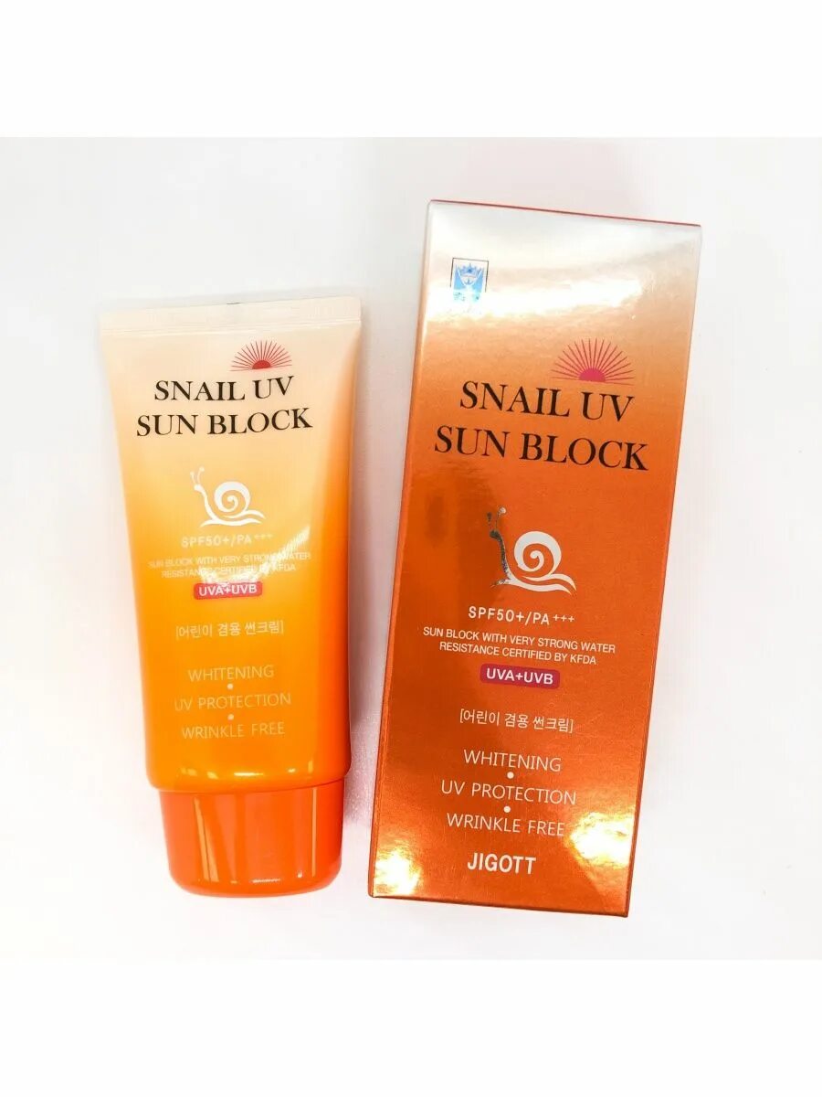 Jigott Snail UV Sun Block Cream солнцезащитный крем. Snail UV Sun Block SPF 50. Крем солнцезащитный Snail UV Sun Block 70мл. Jigott солнцезащитный крем с улиточным муцином Snail UV Sun Block SPF 50 70мл.