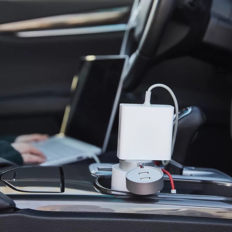 Зарядить ноутбук от прикуривателя. Автомобильный инвертор mijia mi car inverter. xiaomi car charger 100w. зарядка для ноутбука в автомобиль. ноутбук в машине.