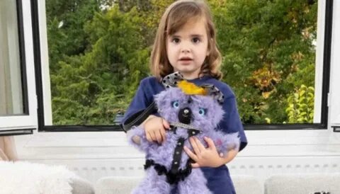 Owner of balenciaga makes child sex dolls, Is that stuffed toy in bondage g...