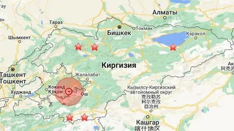 Сколько время в кыргызстане