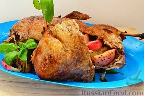 Маринад для утки с яблоками в духовке