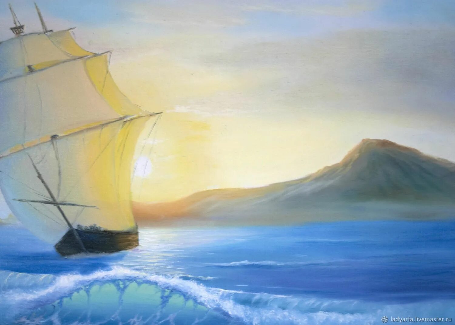 Гуляет ветер по волнам. Кораблик волна. Кораблик картина. Картина ветер по морю гуляет. Кораблик на ветру.