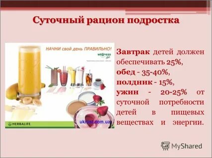 Сколько должен питаться подросток