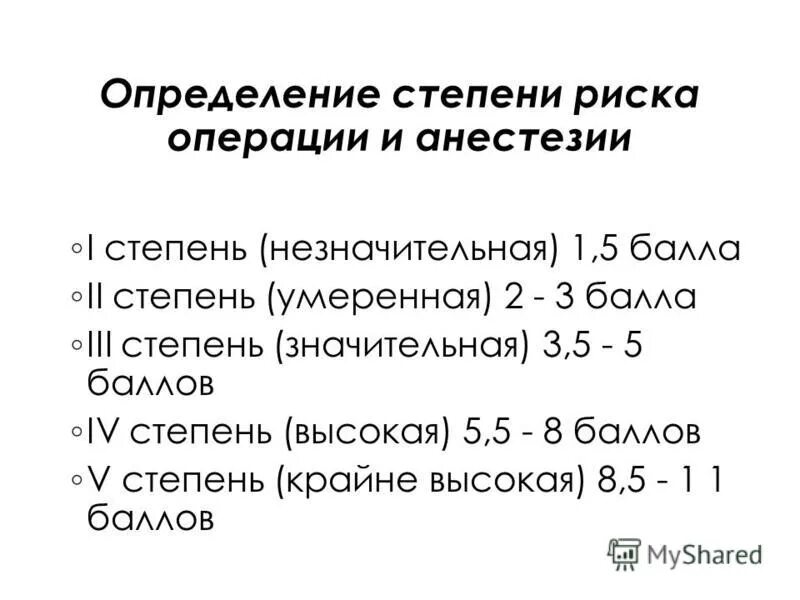 Риск операции 3