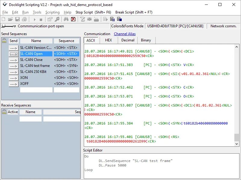 Net scripting