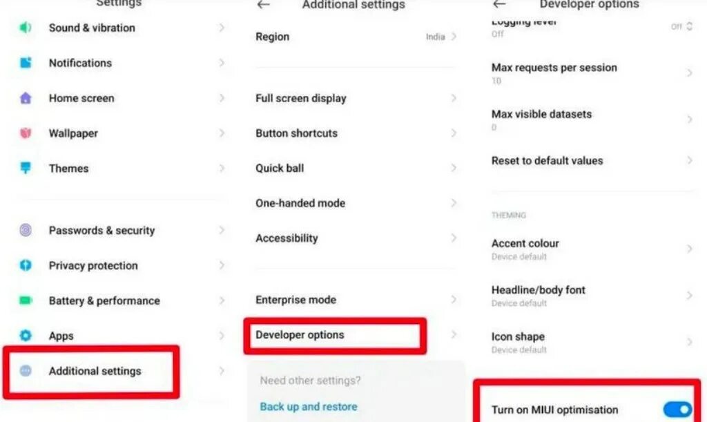 Как отключить miui. Оптимизация миуи. где находится оптимизация miui. отключить оптимизацию miui. оптимизация miui в настройках разработчика что это.