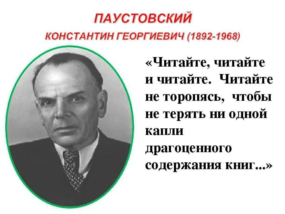 Жизни писателя паустовского. К.Г. Паустовский Автор.