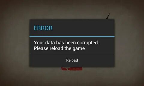 The setup files are corrupted