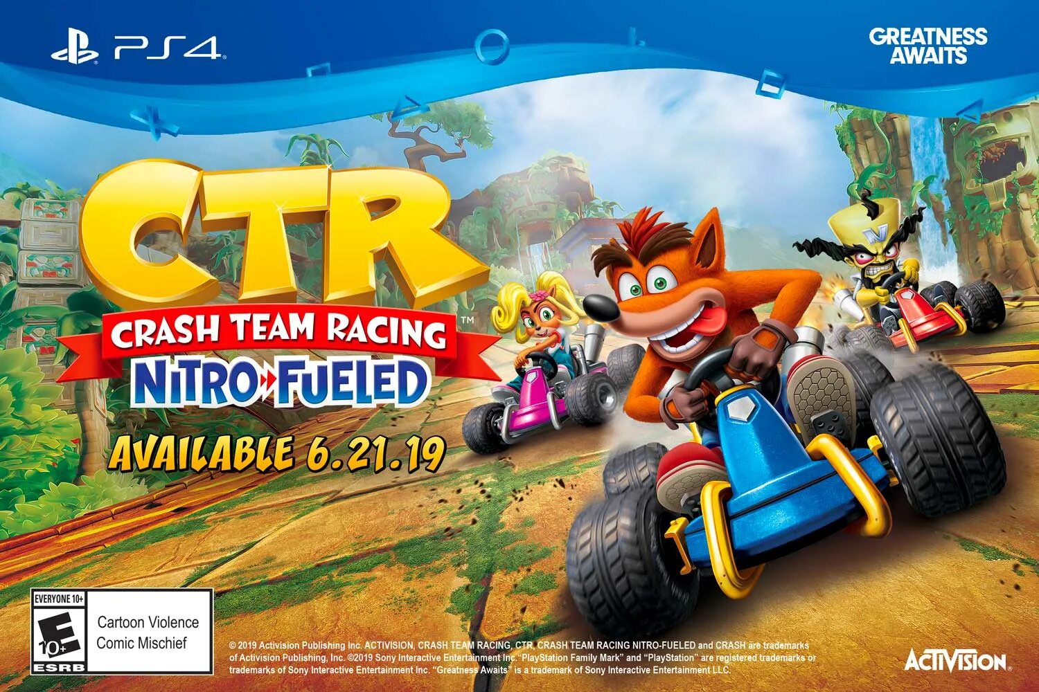 Игры краш 4. Crash Bandicoot гонки. CTR Nitro fueled ps4. Crash Team Racing ps4. Crash Team Racing Nitro-fueled ps4.