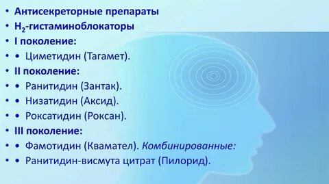 Антисекреторные средства