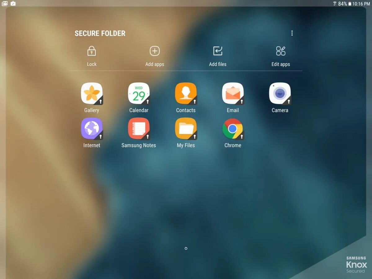 Secure folder