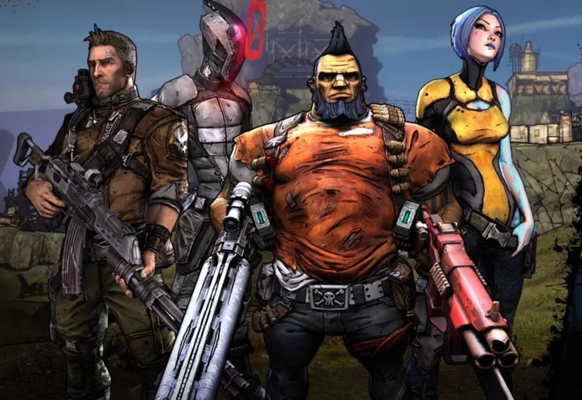 Borderlands 2 механики. Бордерлендс 1 персонажи. Бордерленд 2 герои. Персы бордерлендс 2. Бордерлендс 2 главные герои.