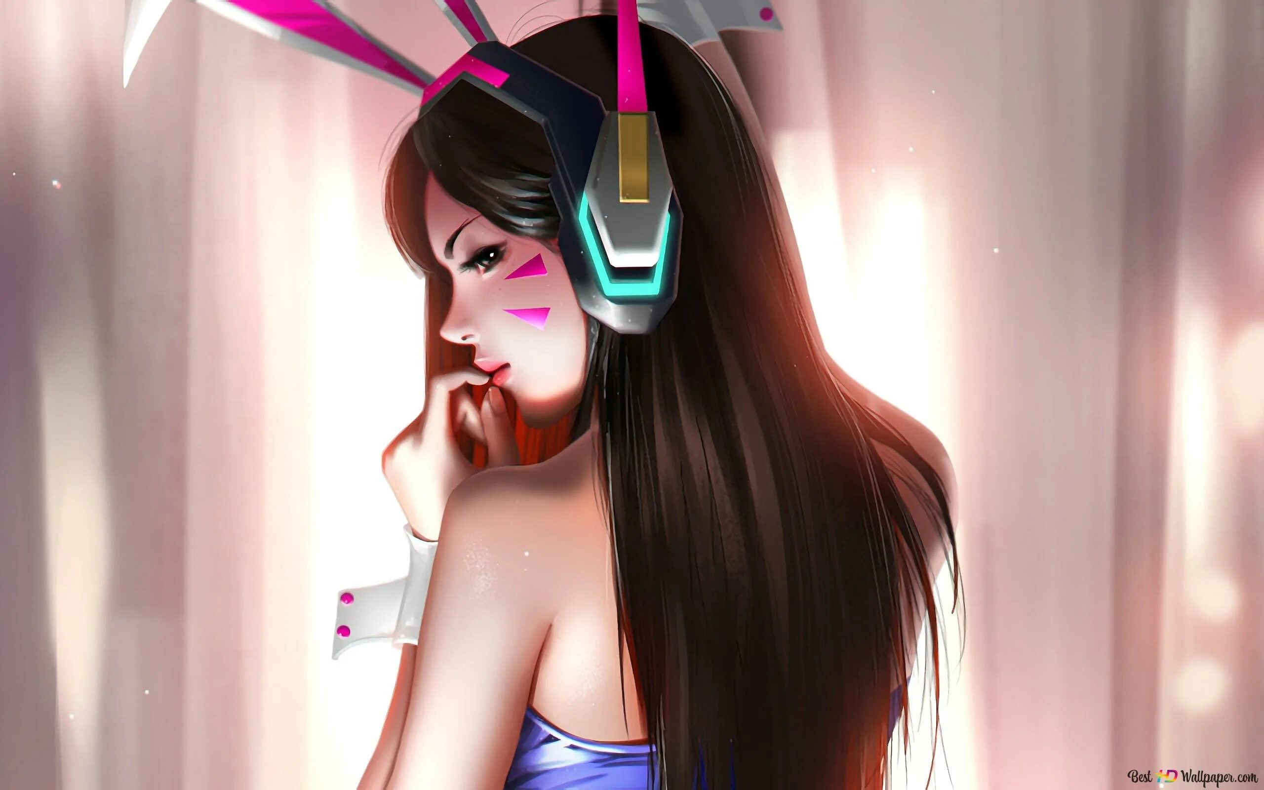 Overwatch dva 3d