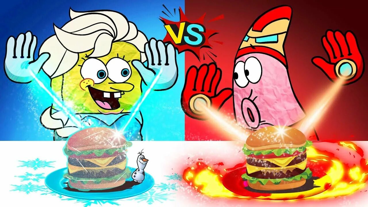 Spongebob vs. Slime Cat Спанч Боб. ,J, ghjnbdgfnhbef. Sponge Cold. Hot vs Cold.