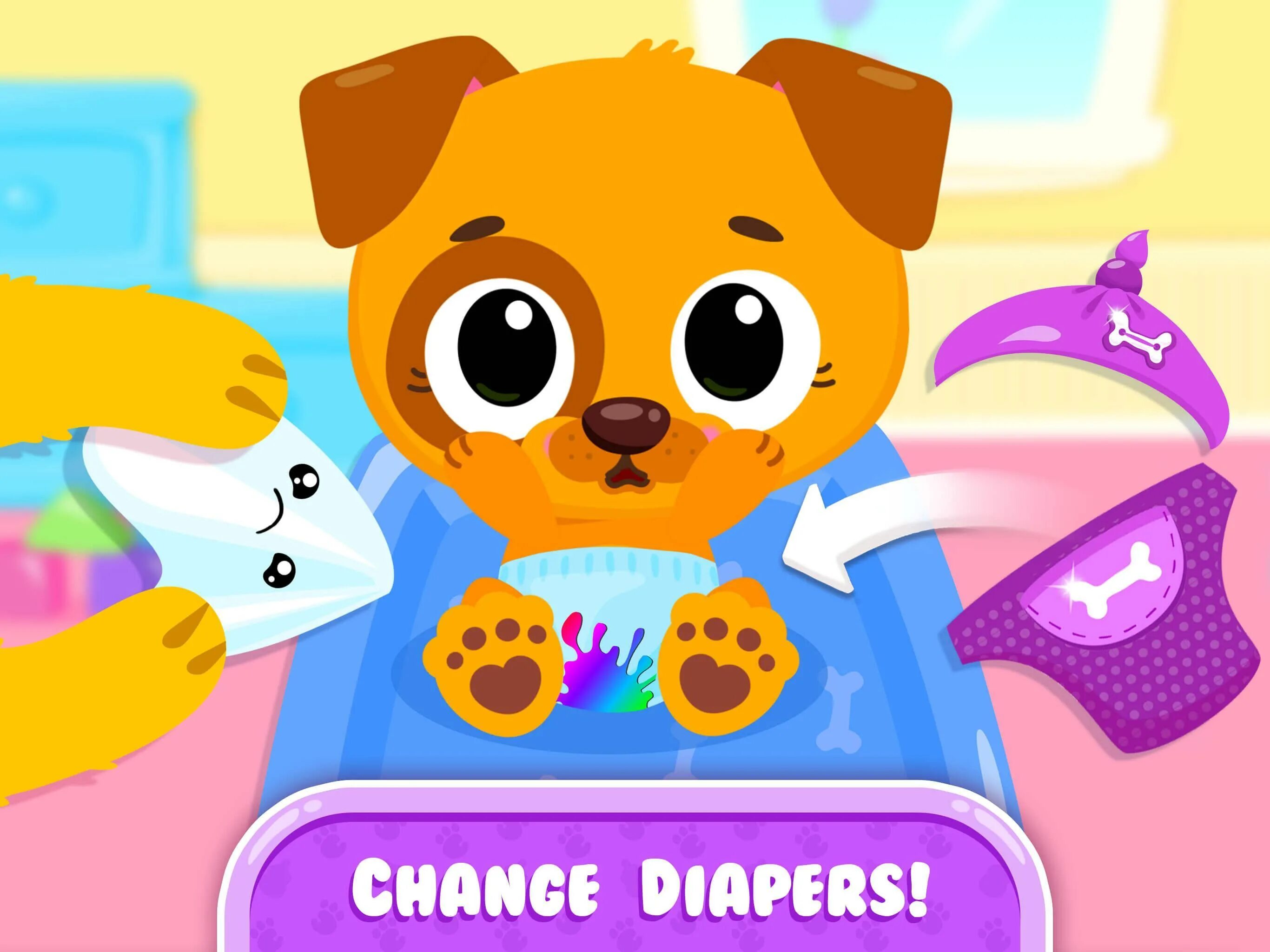 Tiny babies. Care my pet. Дневник ухода за животными и питомцами app. Boy girl dog cat mouse cheese. Петс плей.