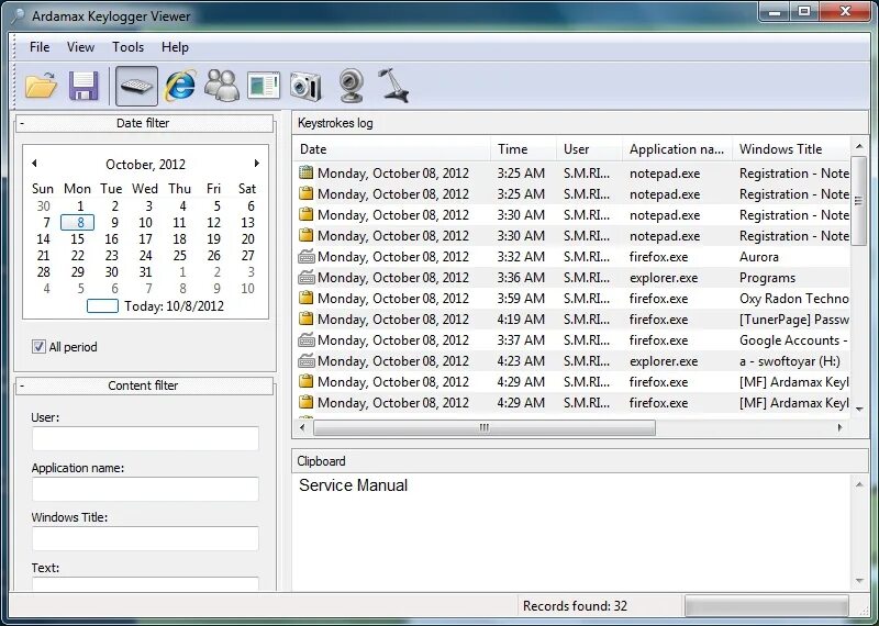 Key logger