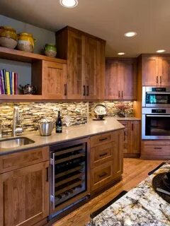Will wood against the kitchen