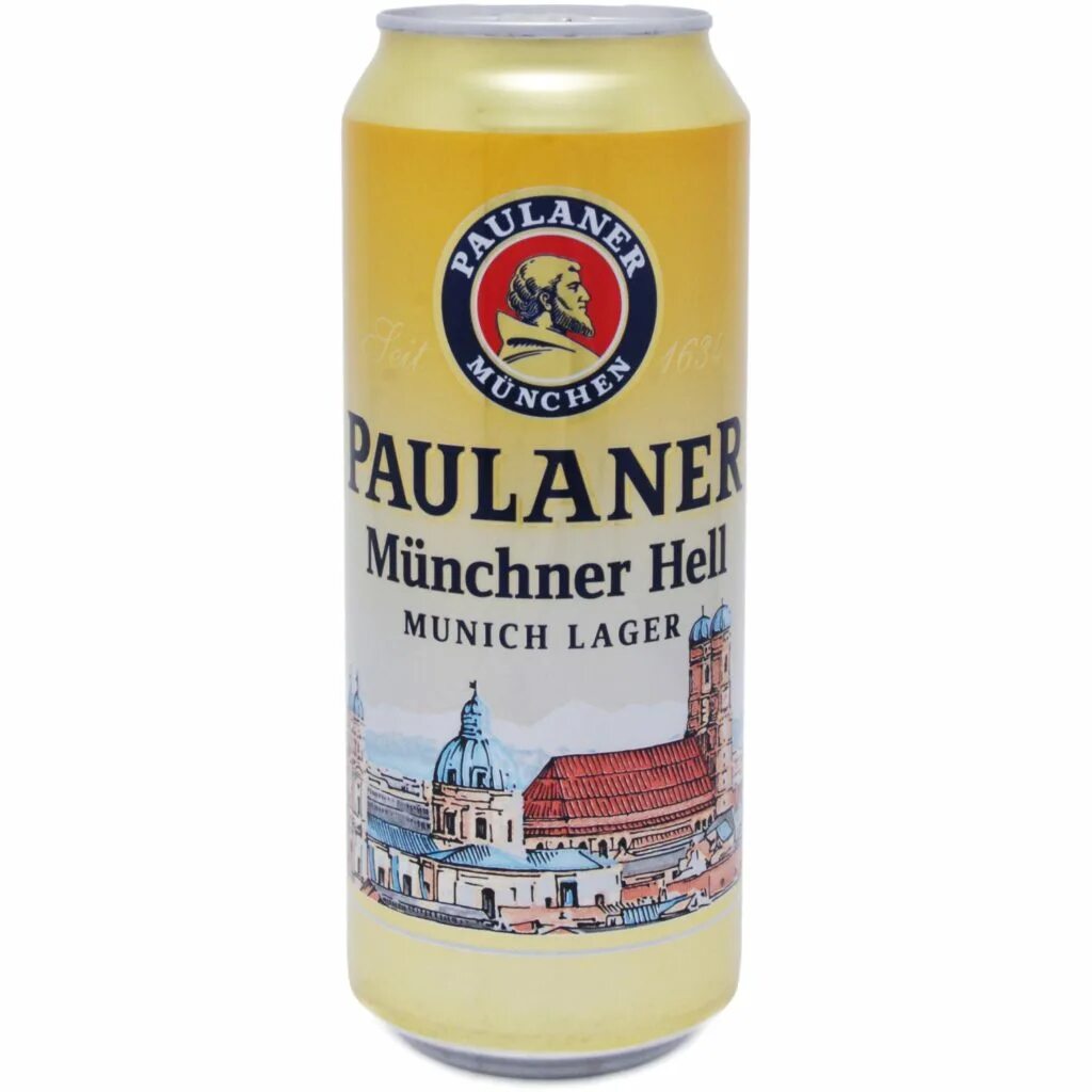 Hell g. Paulaner munchner hell ж/б 0,5 л.
