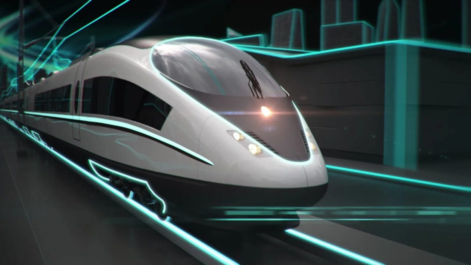 Technology train. Maglev train concept. поезд будущего. футуристический поезд. современные поезда будущего.