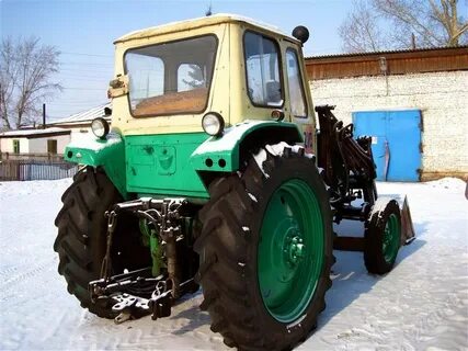 Работа трактора юмз
