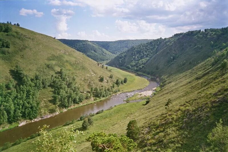 Рельеф башкирии