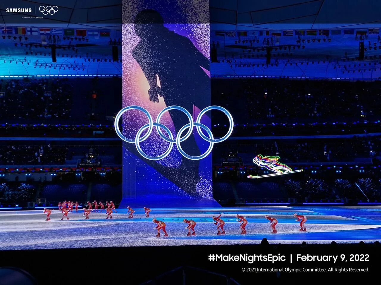 Во сколько открывается олимпийские игры. Олимпийские игры samsung. самсунг s22 олимпийский. открытие олимпиады в китае 2025. samsung s8 олимпийские игры.