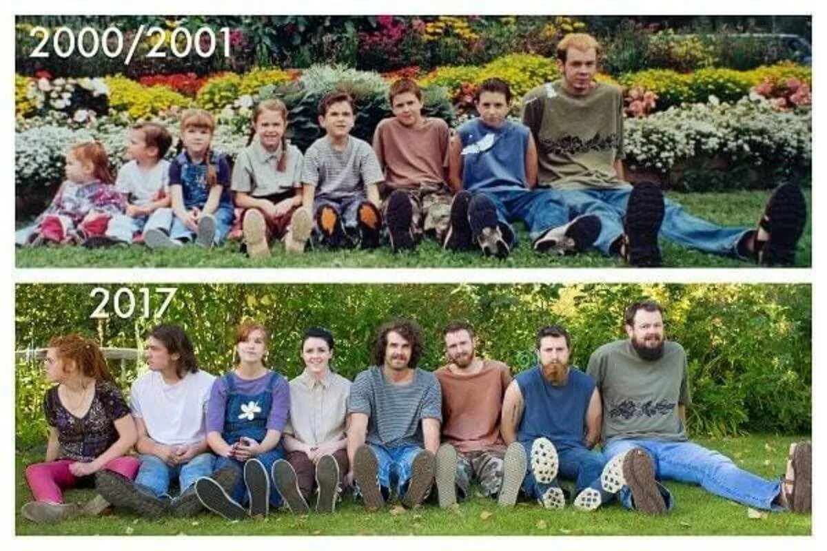 Люди спустя 10 лет. Люди спустя много лет. семейные фотосессии спустя года. люди повторили свои детские снимки. фото 10 лет спустя.