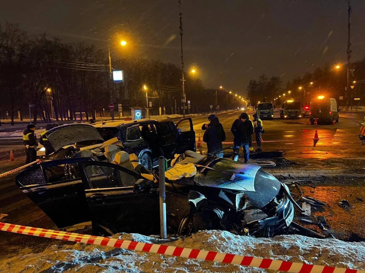 Авария Мичуринский проспект. Дорожно-транспортное происшествие. Что было вчера вечером в москве