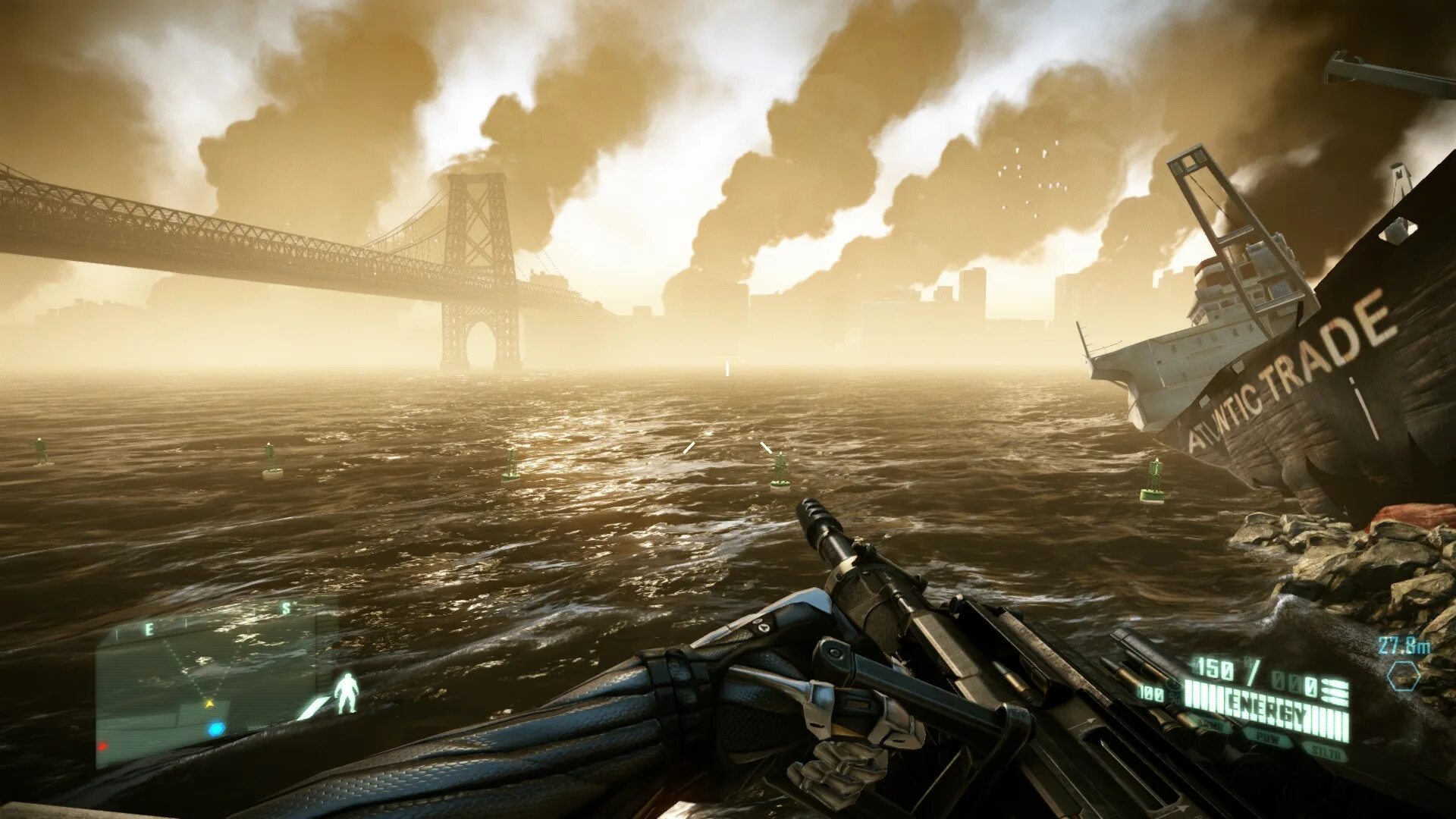 Кризис будущего. Crysis 2 dx11 vs. Crysis 2 Remastered. Крайзис вода. Crysis подводная лодка.