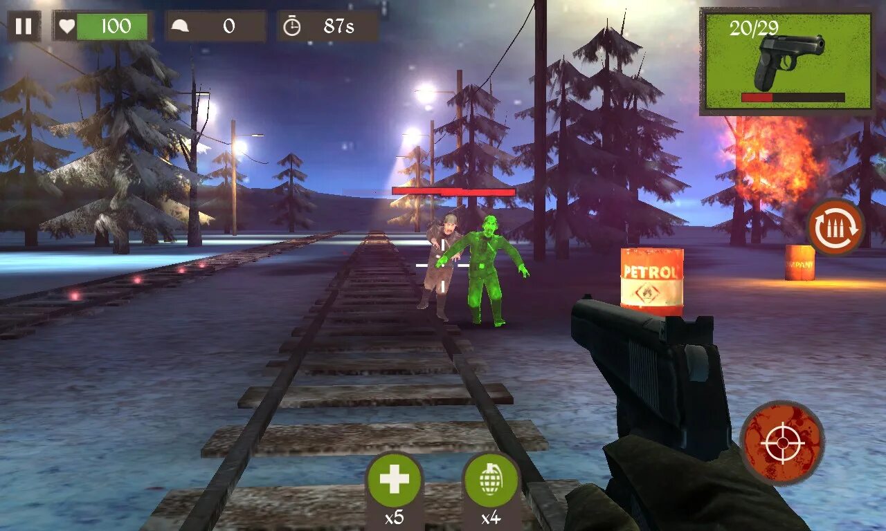 Call of Dead: Duty Trigger 14.. Картинка из игра Zombie Shooter.