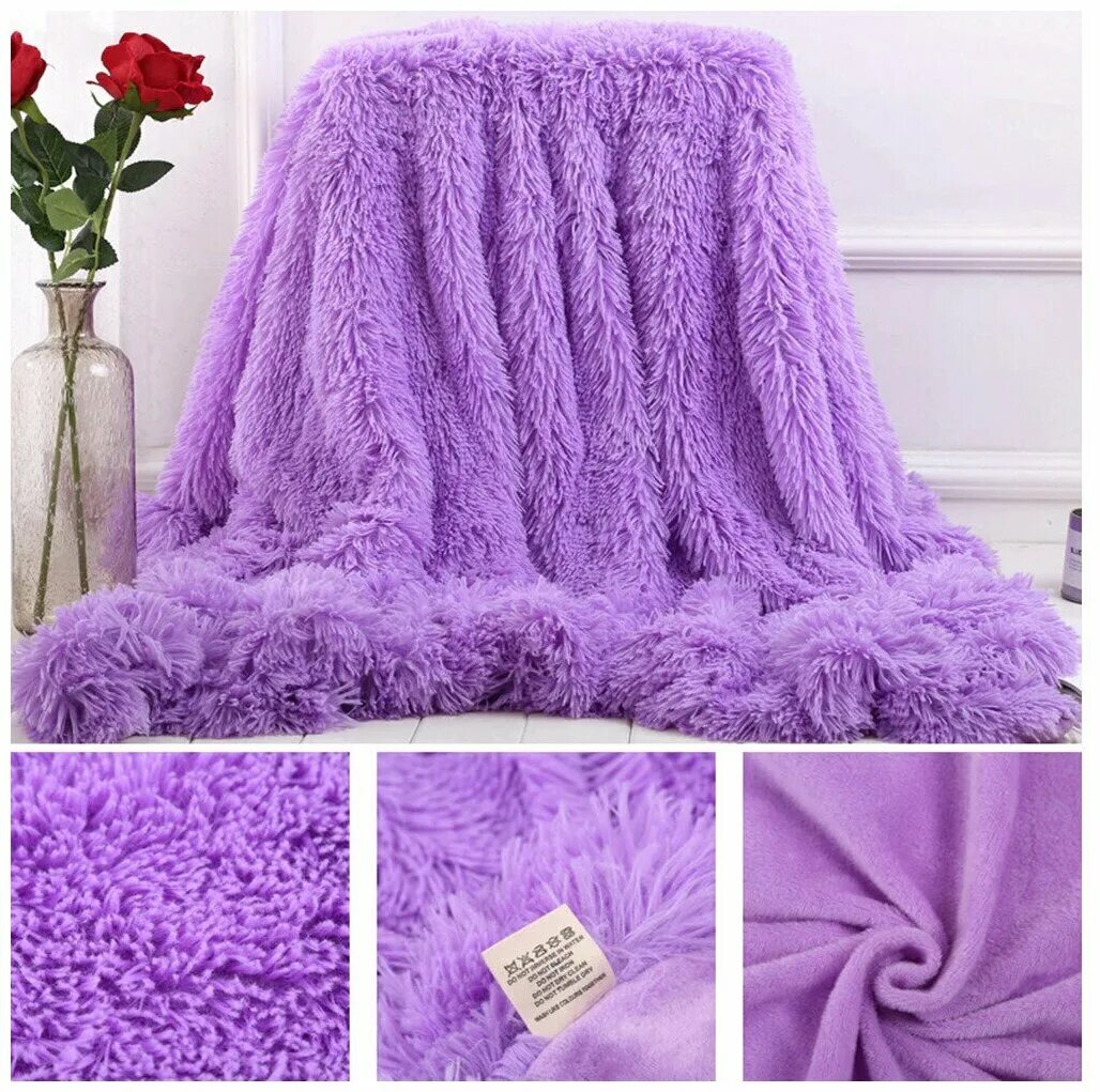 пушистые пледы на вайлдберриз. волосатый плед. плед фиолетовый. плед шиншилла синий. пушистые пледы на вайлдберриз.