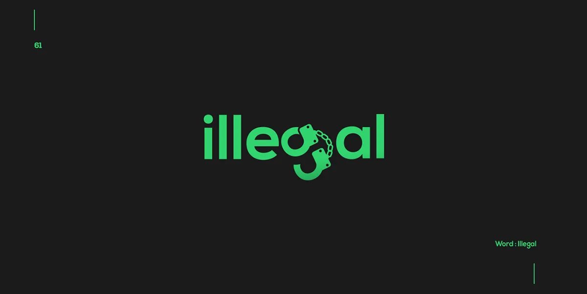 Value is illegal. Illegal логотип. illegal street наклейка. illegal перевод. typographic logo.