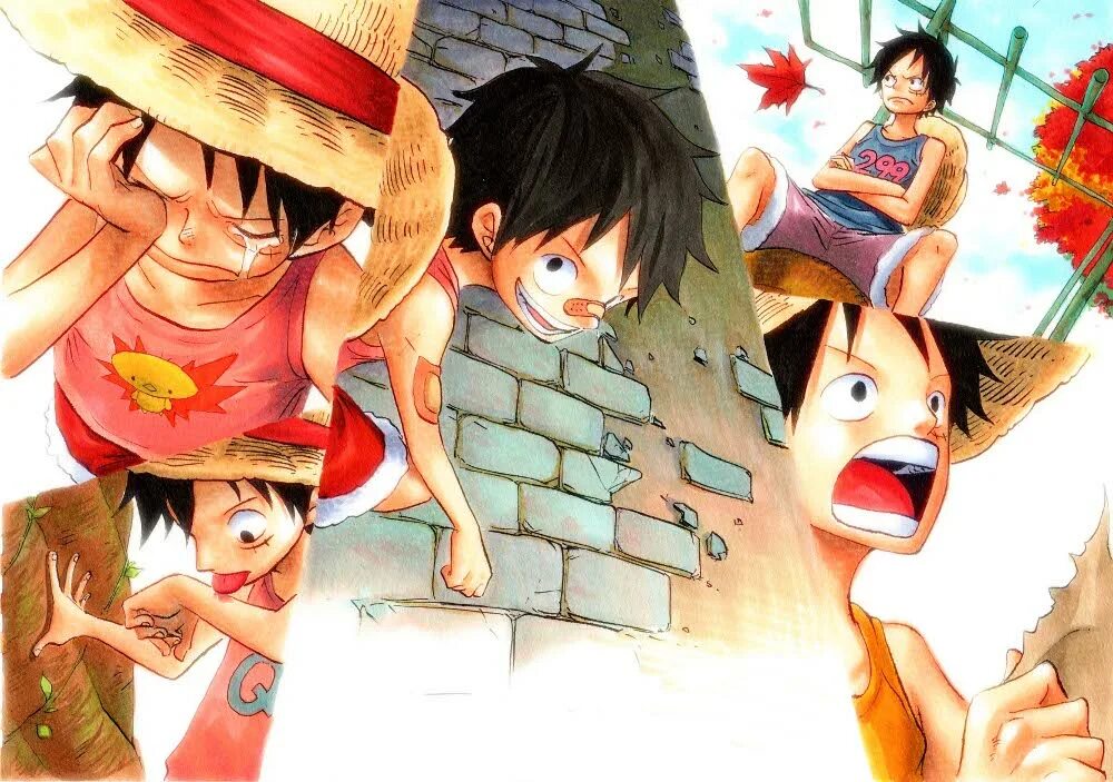 Детство луффи. Семья монки д Луффи. Монки д Эйс. One piece монки д Луффи. Семья МУГИВАРЫ Луффи.