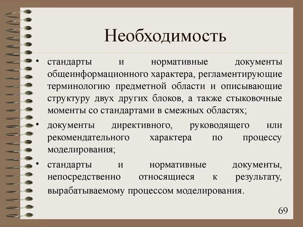 Регламентирующий характер документа