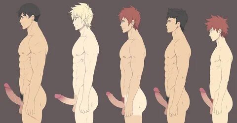 original, 5boys, comparing penis, erection, gay, group.